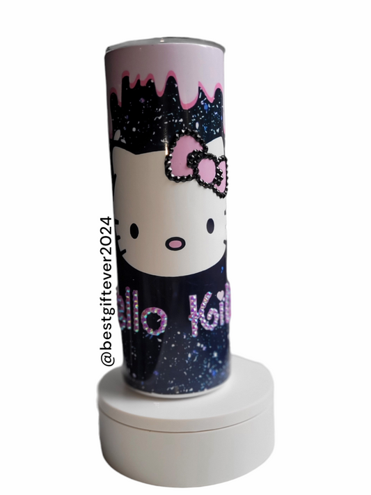 Tumbler: Kitty 20oz|Custom tumbler for gift| Personalized.