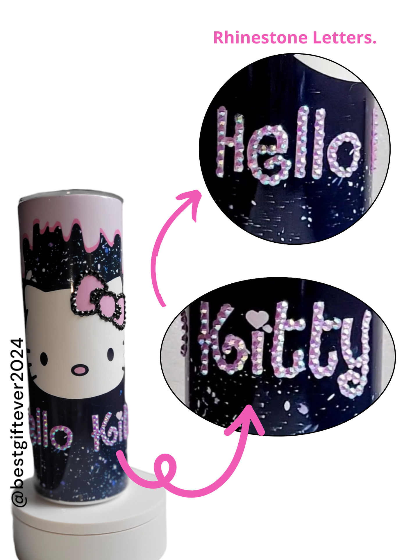 Tumbler: Kitty 20oz|Custom tumbler for gift| Personalized.