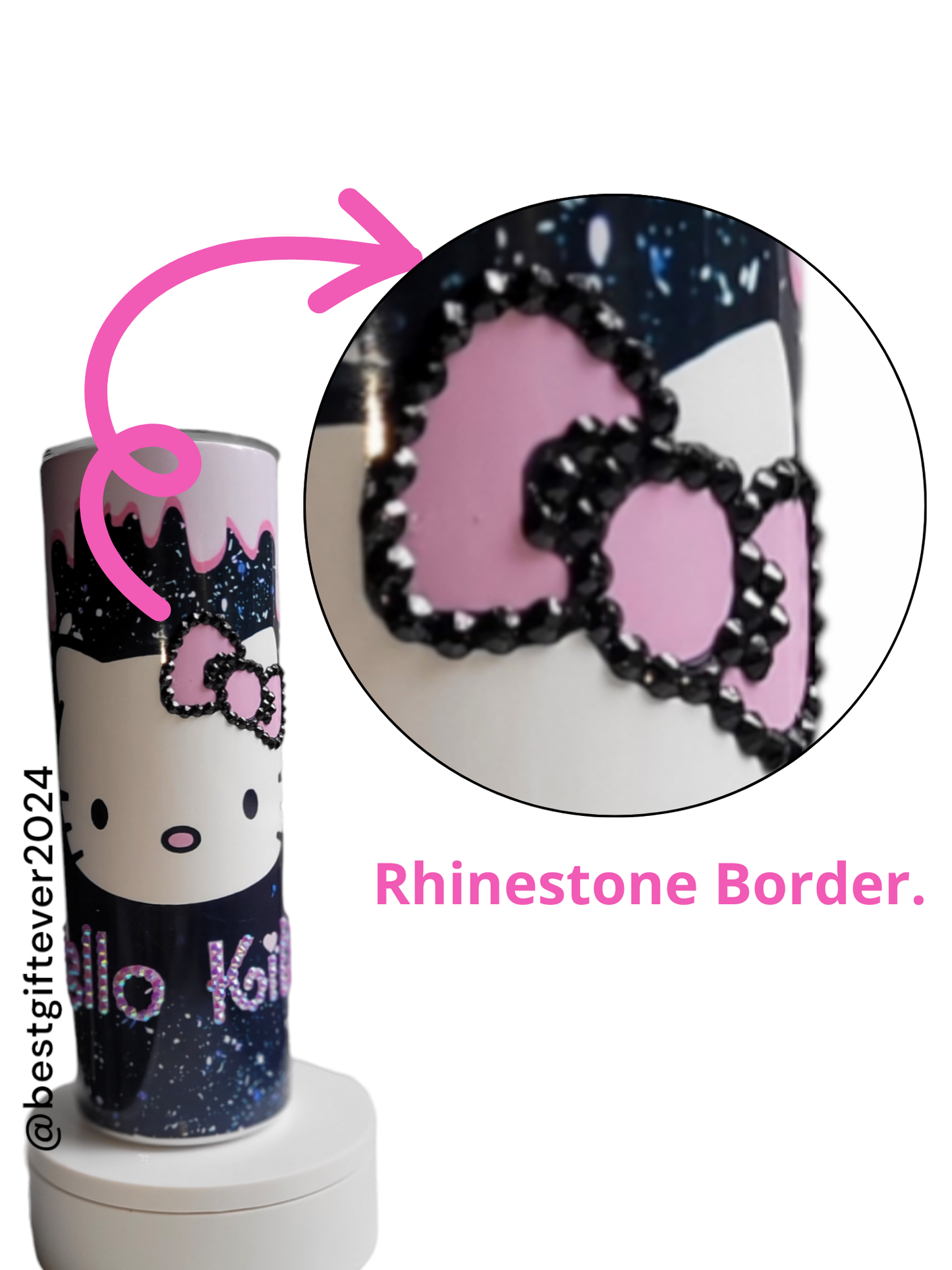 Tumbler: Kitty 20oz|Custom tumbler for gift| Personalized.